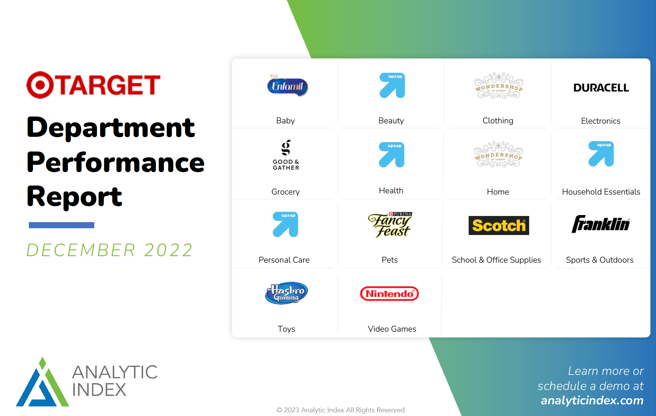 Target.com Department Performance Dec 2022